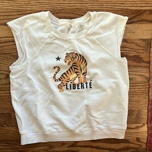 Liberté sweatshirt tee from Anthropologie by t.la